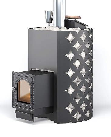 Чугунная печь для бани ЭТНА 18 (ДТ-4С) Закрытая каменка